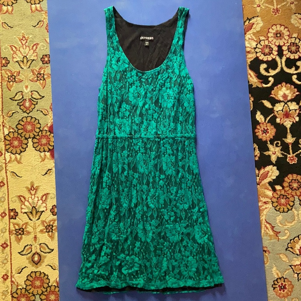 Green Lace Dress